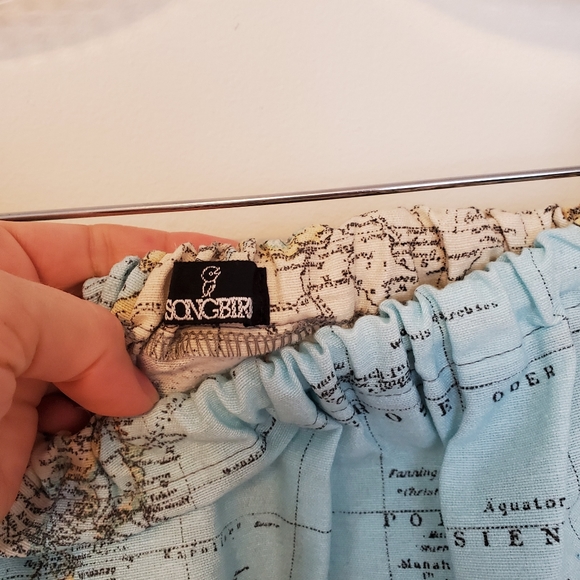 World Map A-Line Skirt Size ~XS - Picture 5 of 9